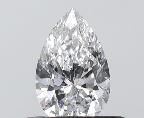 0.4 carat E-VS2 Natūralus Pear Deimantas (1)