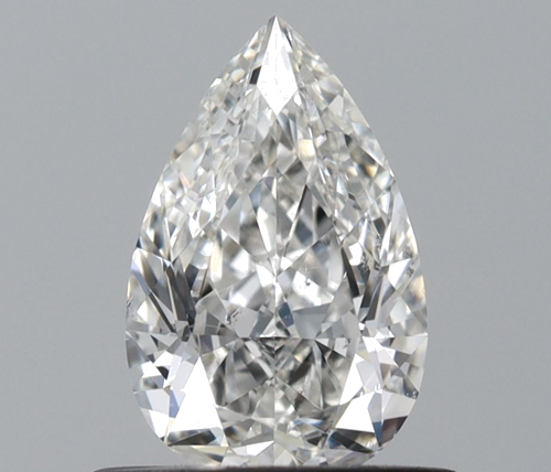0.51 carat H-SI2 Natūralus Pear Deimantas (1)