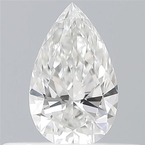0.24 carat F-VS2 Natūralus Pear Deimantas (1)