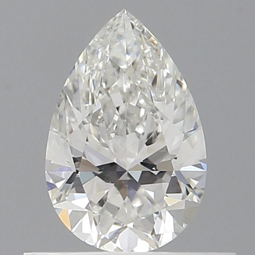 0.5 carat G-SI1 Natūralus Pear Deimantas (1)