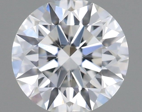 0.37 carat F-VVS1 Excellent cut Natūralus Round Deimantas (1)