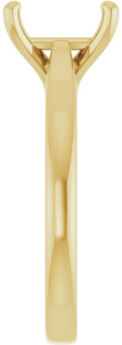 Sužadėtuvių Žiedas 14k yellow gold Emerald 8mm x 6mm (4)