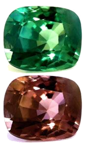 0.32 carat GREEN Cushion Alexandrite (1)