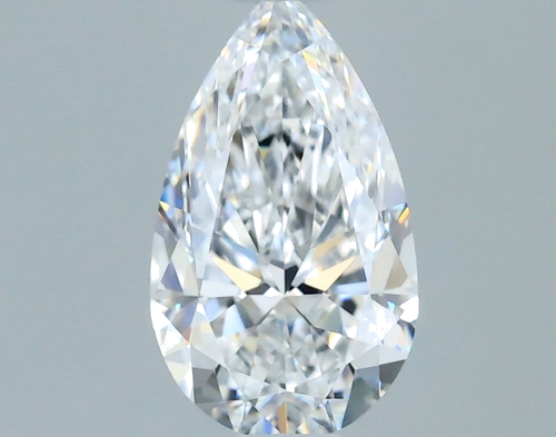 0.63 carat D-IF Natūralus Pear Deimantas (1)