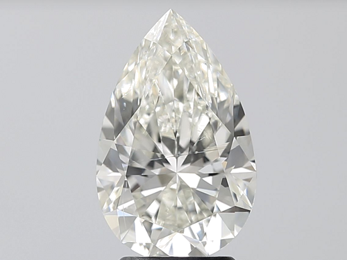 3.03 carat J-SI1 Natūralus Pear Deimantas (1)