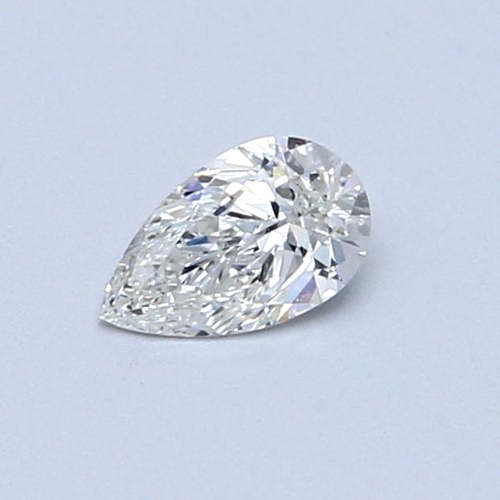 0.33 carat G-VS2 Natūralus Pear Deimantas (1)