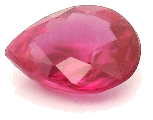 0.25 carat RED Pear Rubinas (1)