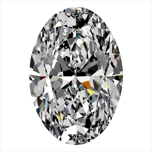 0.33 carat D-VS2 Natūralus Oval Deimantas (1)