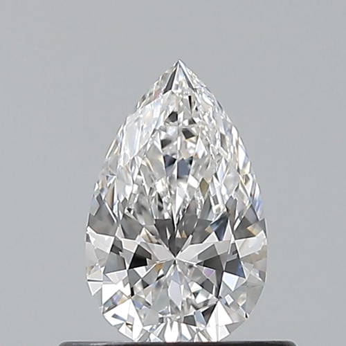 0.5 carat E-VS1 Natūralus Pear Deimantas (1)