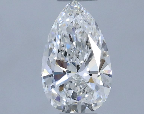 0.3 carat F-VVS2 Natūralus Pear Deimantas (1)