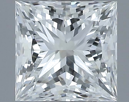 0.41 carat D-VVS1 Natūralus Princess Deimantas (1)