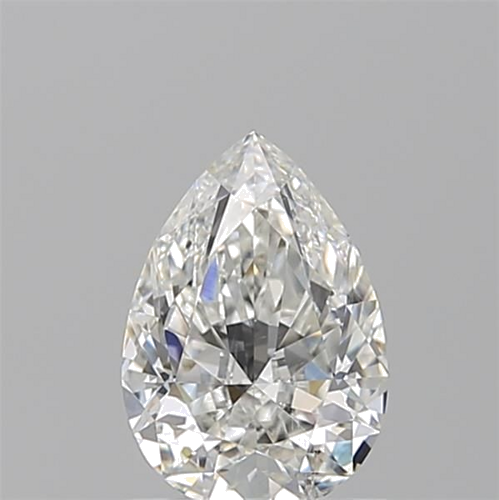 0.7 carat G-VS2 Natūralus Pear Deimantas (1)