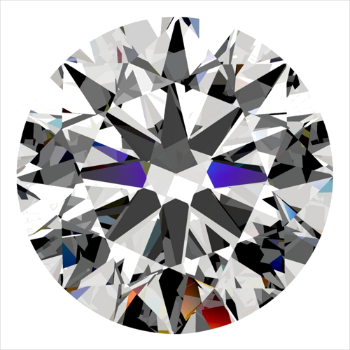 0.3 carat H-VS2 Very Good cut Natūralus Round Deimantas (1)