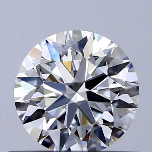 0.5 carat F-SI1 Excellent cut Natūralus Round Deimantas (1)