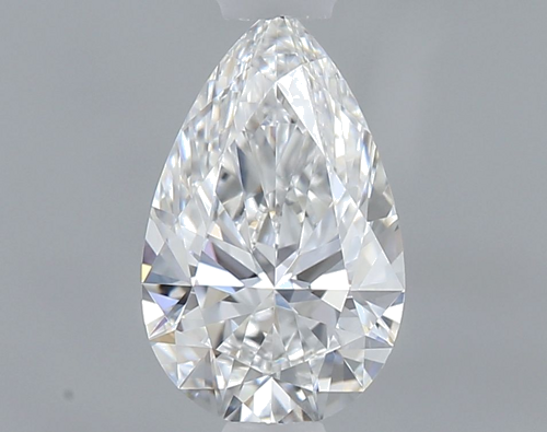 0.5 carat D-VS2 Natūralus Pear Deimantas (1)