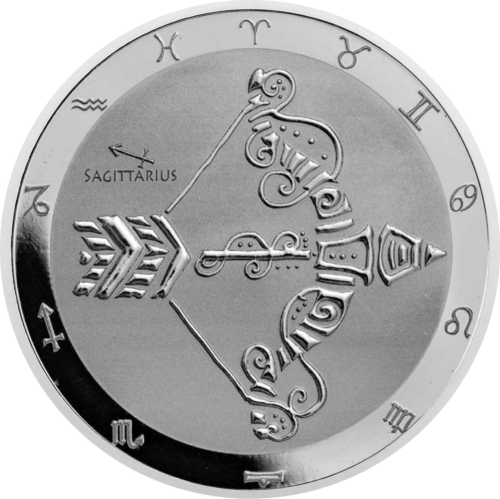 1 oz Стрелец  2024 (Zodiac Series) Токелау серебряная монета (1)