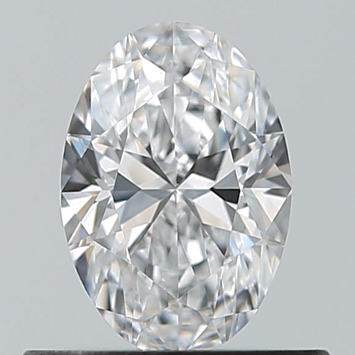0.5 carat D-VVS1 Natūralus Oval Deimantas (1)