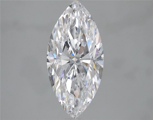 3.1 carat D-SI1 Natūralus Marquise Deimantas (1)