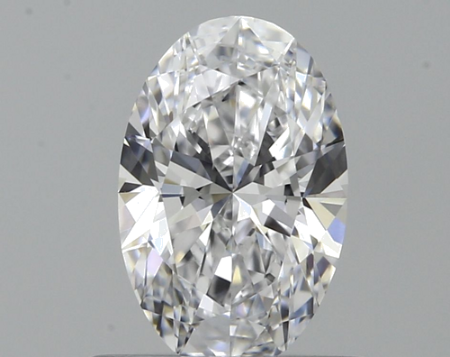 0.51 carat D-VVS2 Natūralus Oval Deimantas (1)