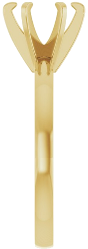 Sužadėtuvių Žiedas „Claw-Prong Solitaire“ 14k yellow gold Round 7mm (4)