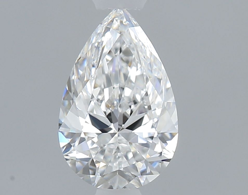 0.6 carat E-VVS2 Natūralus Pear Deimantas (1)