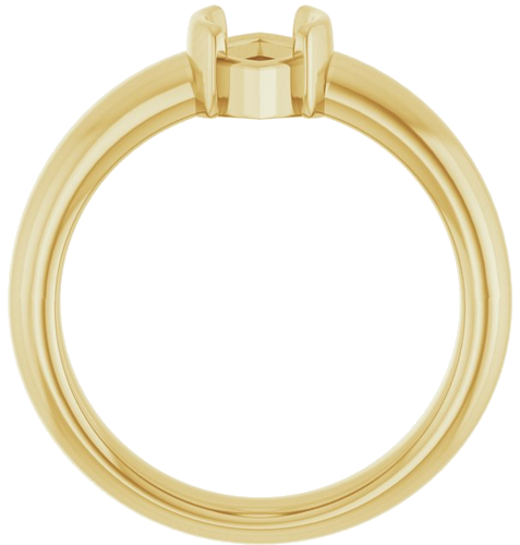 Sužadėtuvių Žiedas „Half-Bezel Solitaire“ 14k yellow gold Marquise 10mm x 5mm (2)
