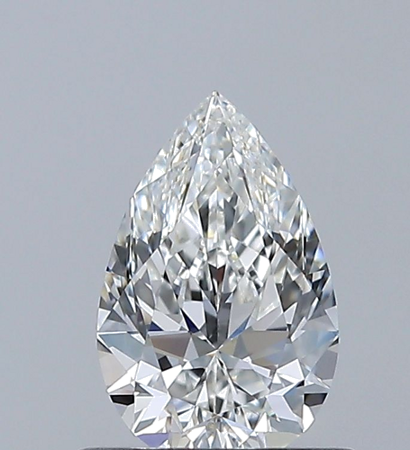 0.6 carat G-VS1 Natūralus Pear Deimantas (1)
