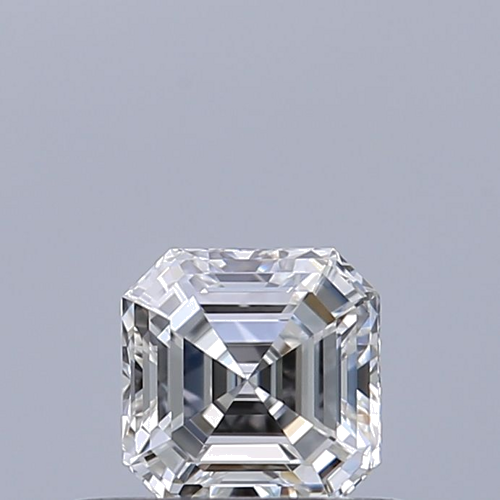 0.37 carat E-IF Natūralus Asscher Deimantas (1)