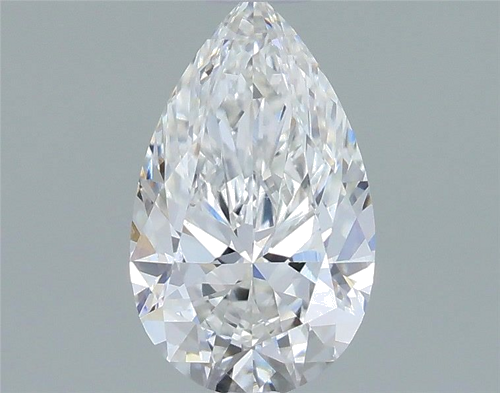 0.52 carat F-SI1 Natūralus Pear Deimantas (1)