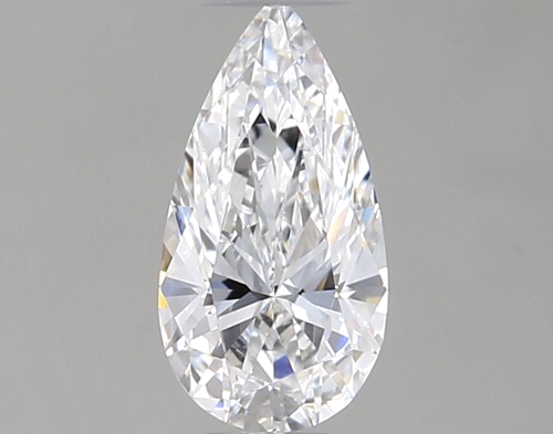 0.31 carat D-VVS2 Natūralus Pear Deimantas (1)