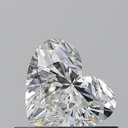 0.5 carat G-VVS1 Natūralus Heart Deimantas (1)