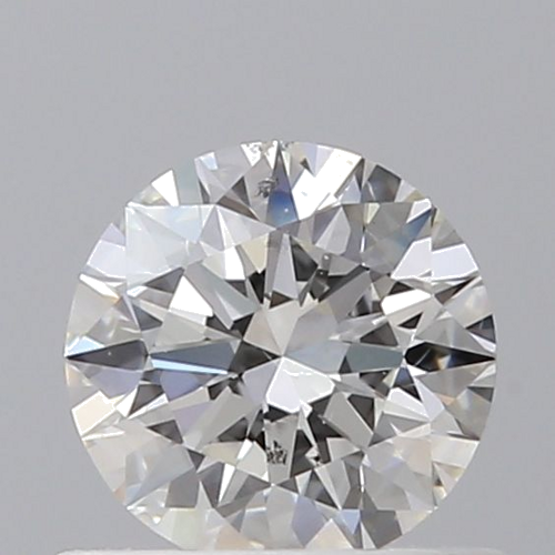 0.5 carat F-SI2 Excellent cut Natūralus Round Deimantas (1)