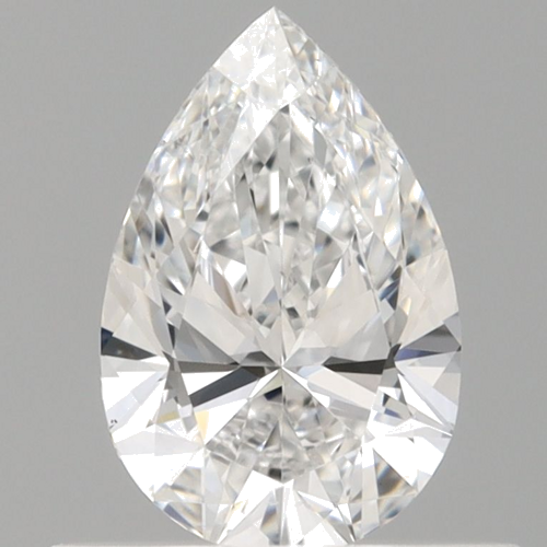 0.5 carat D-VS2 Natūralus Pear Deimantas (1)