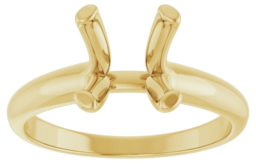 Sužadėtuvių Žiedas „Solitaire“ 585 Geltonojo Aukso Oval 10mm x 8mm (3)