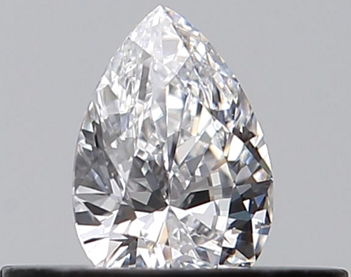 0.24 carat D-VVS1 Natūralus Pear Deimantas (1)