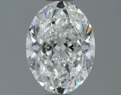 1.31 carat H-SI1 Natūralus Oval Deimantas (1)