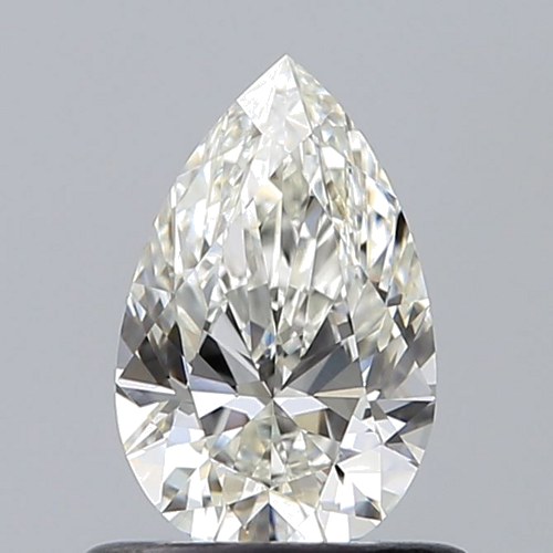 0.61 carat I-VVS2 Natūralus Pear Deimantas (1)