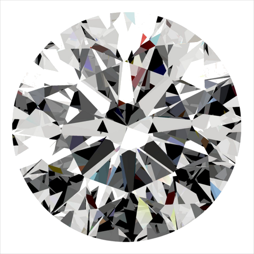 0.33 carat E-VVS1 Excellent cut Natūralus Round Deimantas (1)
