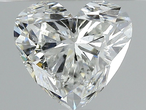 1.0 carat G-SI2 Natūralus Heart Deimantas (1)