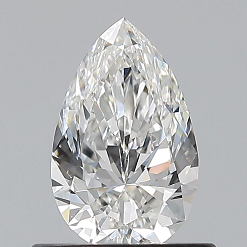 0.6 carat G-VS1 Natūralus Pear Deimantas (1)