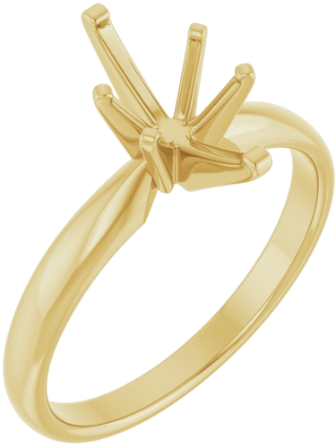 14K Yellow 10.5x5.5 mm Marquise Solitaire Engagement Ring Mounting (1)
