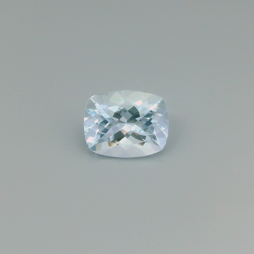 3.46 carat BLUE Cushion Aquamarine (1)
