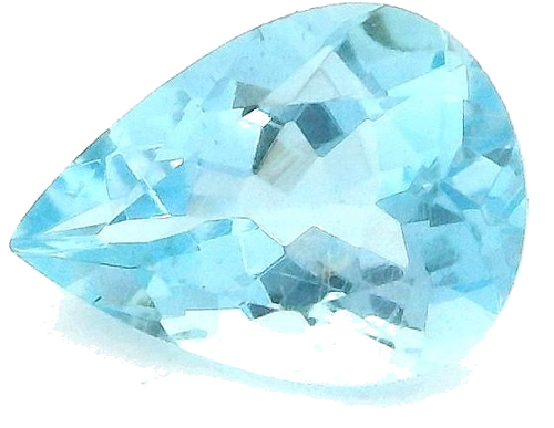0.64 carat BLUE Pear Aquamarine (1)