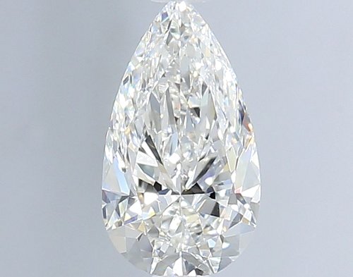 0.57 carat G-VVS2 Natūralus Pear Deimantas (1)