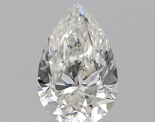 0.9 carat G-SI1 Natūralus Pear Deimantas (1)