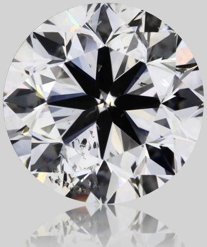 2.01 carat E-SI2 Very Good cut Natūralus Round Deimantas (1)