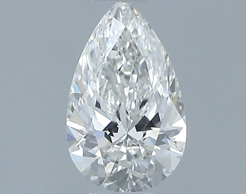 0.32 carat F-VS2 Natūralus Pear Deimantas (1)