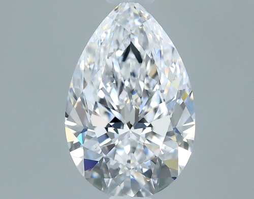 0.8 carat D-VVS1 Natūralus Pear Deimantas (1)