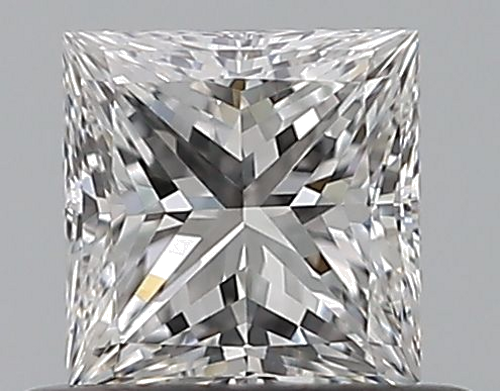 0.47 carat D-VS1 Natūralus Princess Deimantas (1)