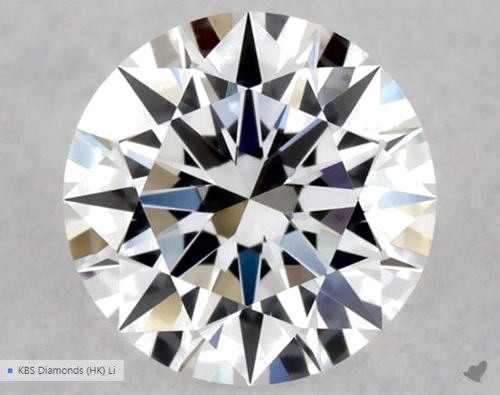 0.31 carat E-SI1 Excellent cut Natūralus Round Deimantas (1)